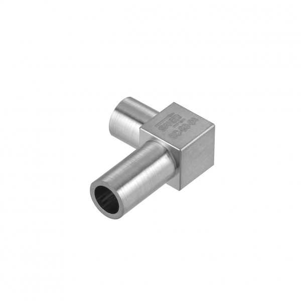 316L Stainless Steel Single-End Extended 90-Degree Weld Elbow - 4MW-9-03442 BA/EP