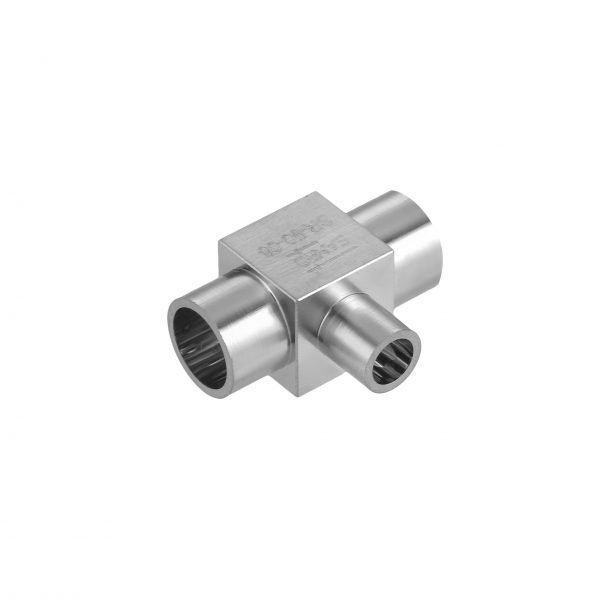 316L Stainless Steel Reducing Weld Tee Fitting - 6MW-3-6-4 / 8MW-3-8-4 BA/EP