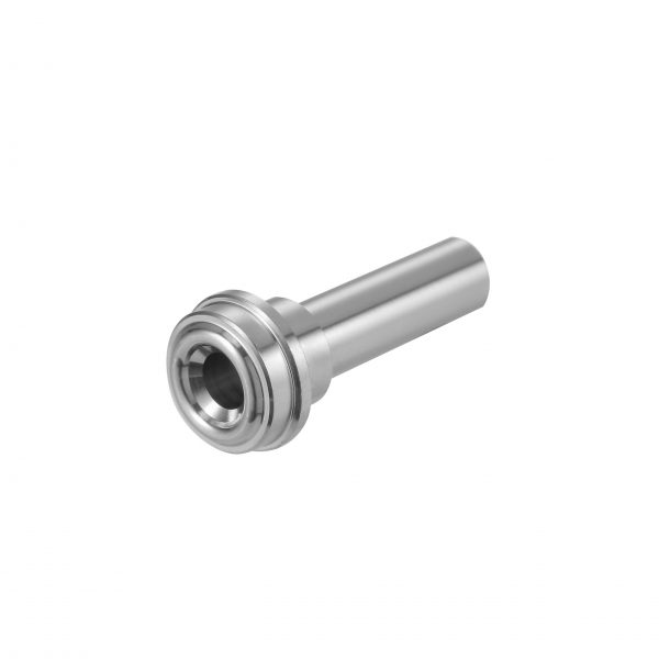 316L Stainless Steel VCR Short Weld Tube Stub with Long Guide Sleeve - VCR-3S BA/EP