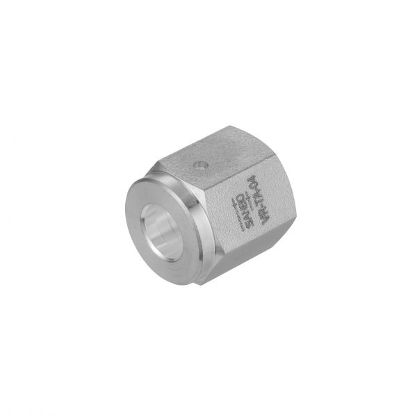 316L Stainless Steel High-Flow VCR Female Thread Nut - 4-HVCR-1SR / 4-HVCR-1