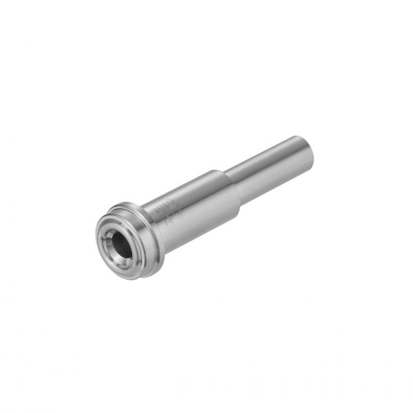 316L Stainless Steel VCR Long Weld Tube Stub with Long Guide Sleeve - VCR-3 BA/EP
