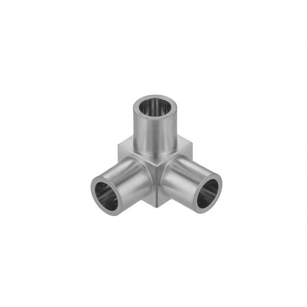 316L Stainless Steel 3D Weld Tee Fitting - MW-91 / MMW-91 BA/EP